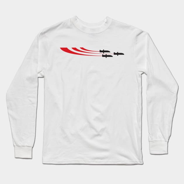 Knives at 9 o'clock Long Sleeve T-Shirt by RussellTateDotCom